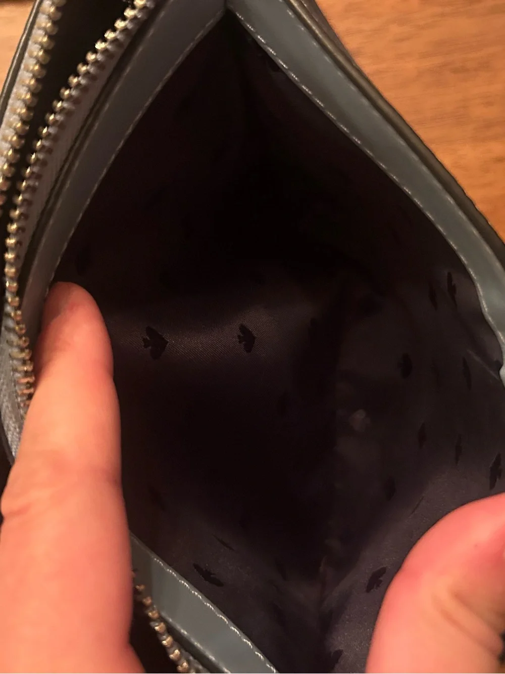 Kate Spade New York Blue Pebbled Leather Crossbody Shoulder Bag